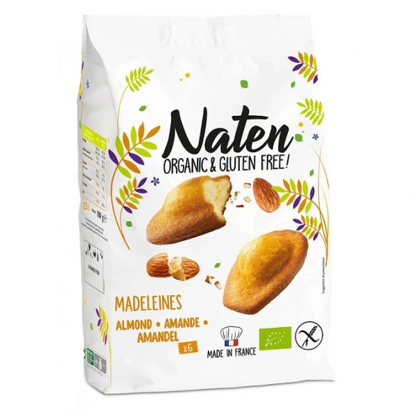 Ciastka z migdałami bezglutenowe bio 180 g - naten