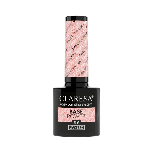 CLARESA Base Power Baza kauczukowa do paznokci UV/LED 09  5g