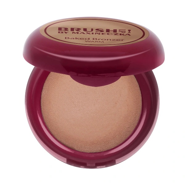 CLARESA Brush Up! by Maxineczka Bronzer wypiekany do twarzy nr 02 Warm  7 g