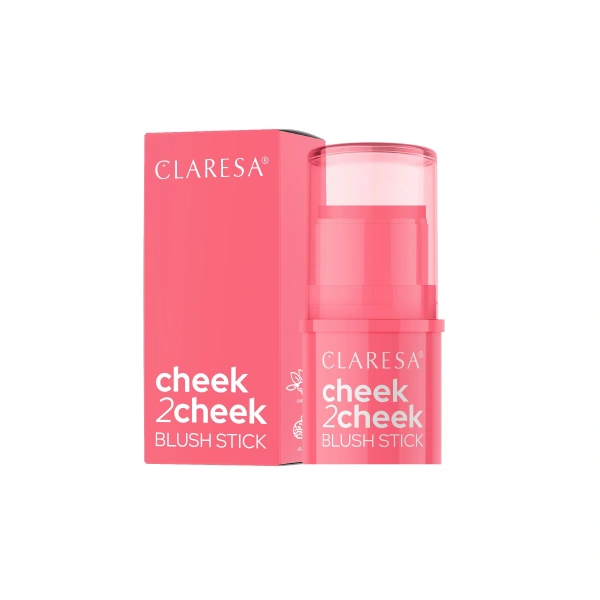 CLARESA Cheek 2 Cheek Kremowy róż do policzków w sztyfcie nr 02 Neon Coral 5,5 g