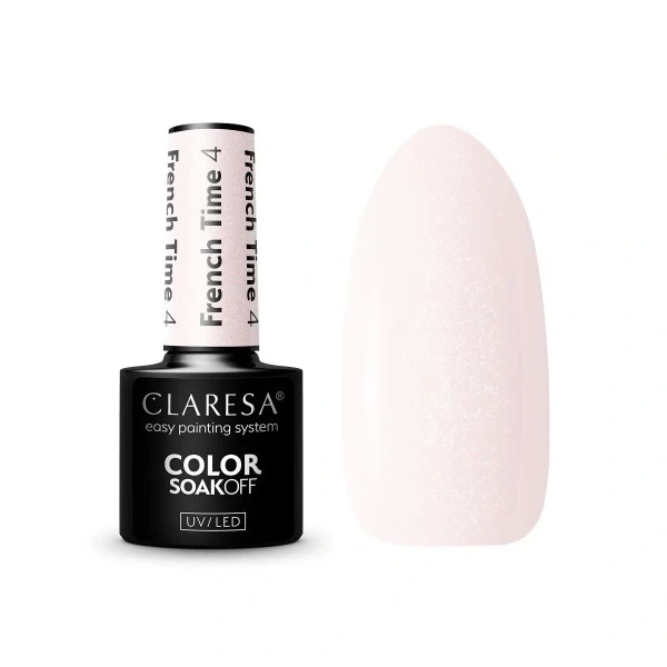 CLARESA Lakier hybrydowy do paznokci FRENCH TIME - 4  5g