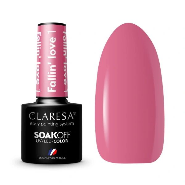 CLARESA Lakier hybrydowy Fallin` Love nr 1  5g