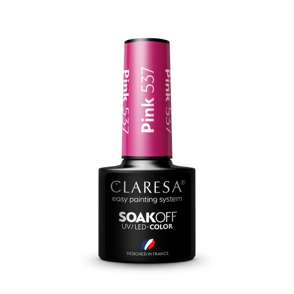 CLARESA Lakier hybrydowy Pink nr 537  5g