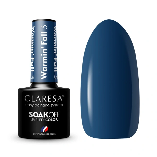 CLARESA Lakier hybrydowy Warmin`Fall nr 3  5g