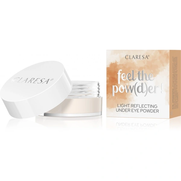CLARESA Puder sypki pod oczy Feel The Pow(D)er! nr 02 beige 6g
