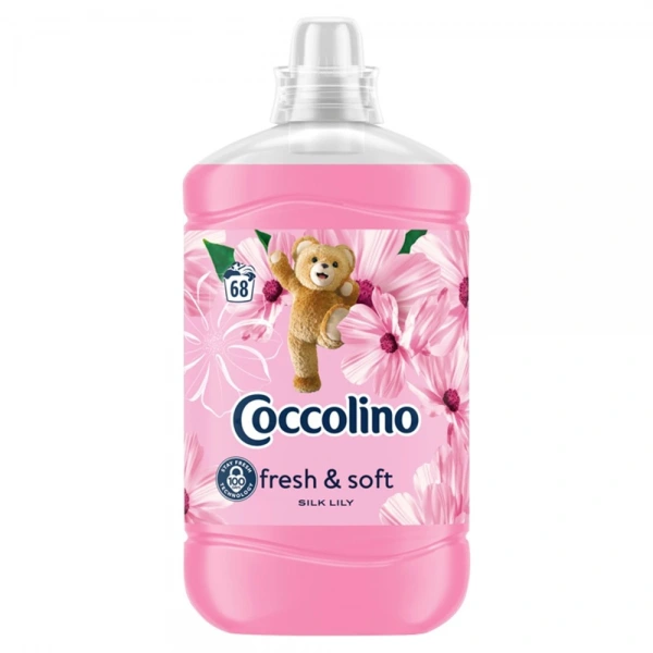COCCOLINO Fresh & Soft Płyn do płukania tkanin Silk Lily (68 prań) 1700 ml