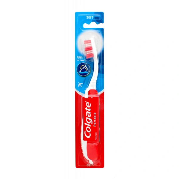 Colgate Szczoteczka Portable Travel Miękka - Mix kolorów 1szt