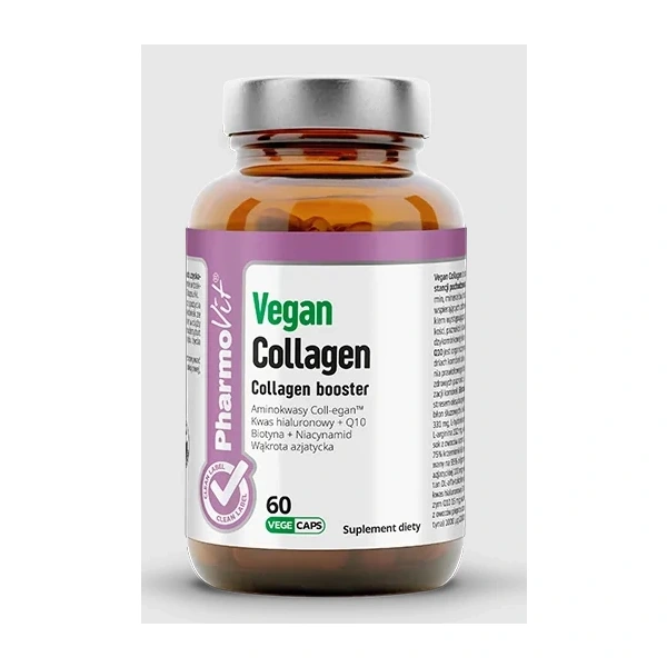 Collagen booster vegan bezglutenowy 60 kapsułek - pharmovit