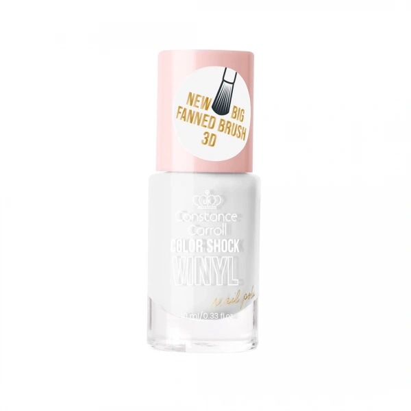 CONSTANCE CARROLL Lakier do paznokci z winylem nr 02 Snow 10 ml