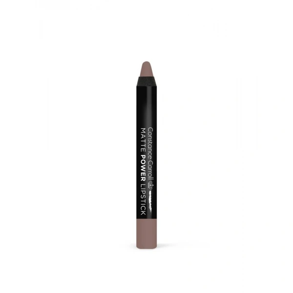 Constance Carroll Matte Power Lipstick Pomadka matowa w kredce nr 09 Brown Nude  1szt