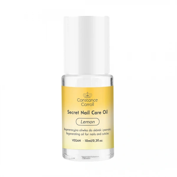 CONSTANCE CARROLL Secret Nail Care Oil Regeneracyjna Oliwka do skórek i paznokci - Lemon 10ml