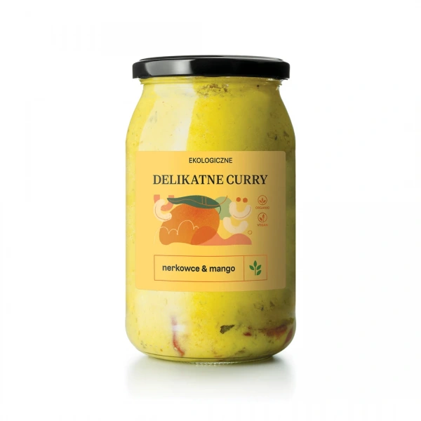 Curry delikatne z mango i orzechami nerkowca bio 900 ml - delikatna