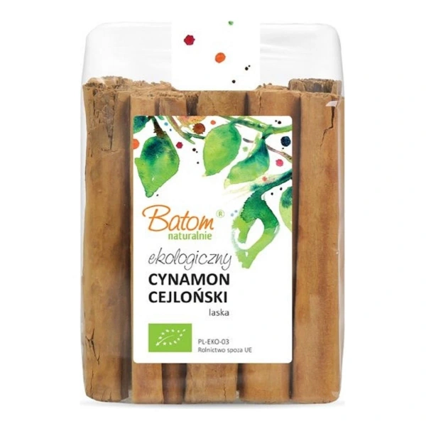 Cynamon cejloński laska bio 125 g - batom