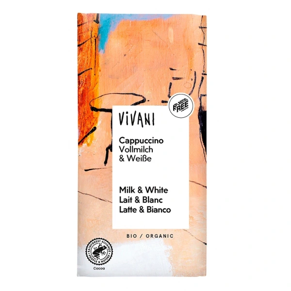 Czekolada o smaku cappuccino bio 100 g - vivani