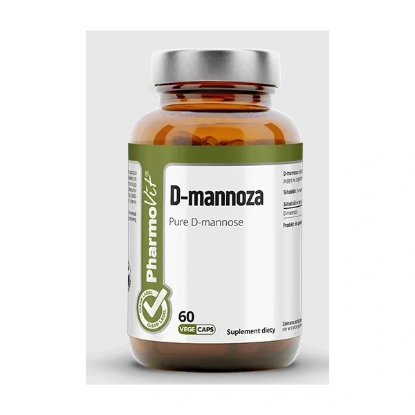 D-mannoza bezglutenowa 60 kapsułek - pharmovit
