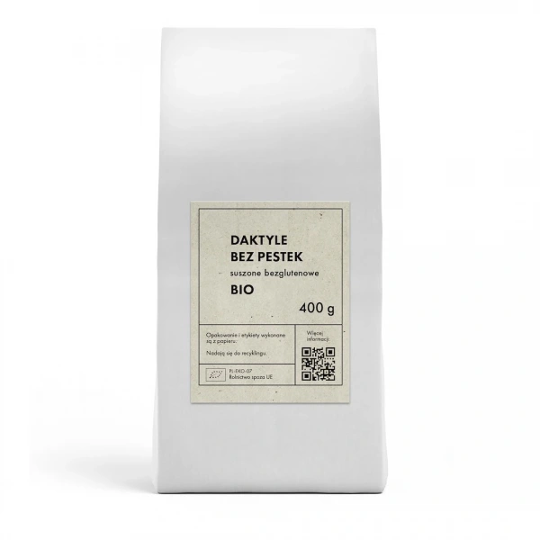 Daktyle suszone bezglutenowe bio 400 g - the planet