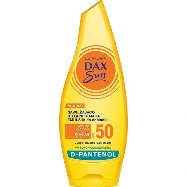 Dax Sun Emulsja do opalania nawilżająco-regenerująca SPF50 z D-Pantenolem 175ml