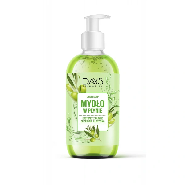 DAYS COSMETICS Mydło w płynie z ekstraktem z oliwki 500 ml
