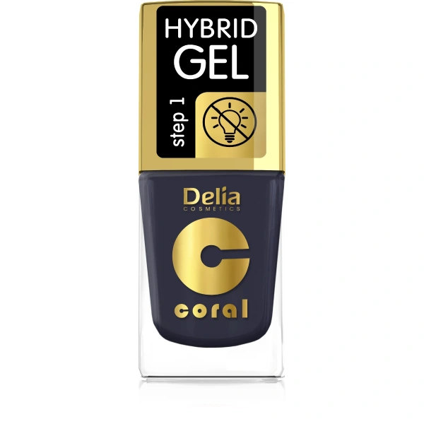 DELIA COSMETICS Coral Hybrid Gel Emalia do paznokci nr 77 11ml