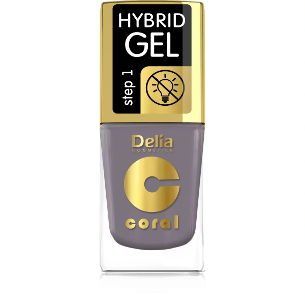DELIA COSMETICS Coral Hybrid Gel Emalia do paznokci nr 78 11ml