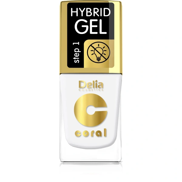 DELIA COSMETICS Coral Hybrid Gel Emalia do paznokci nr 84 11ml