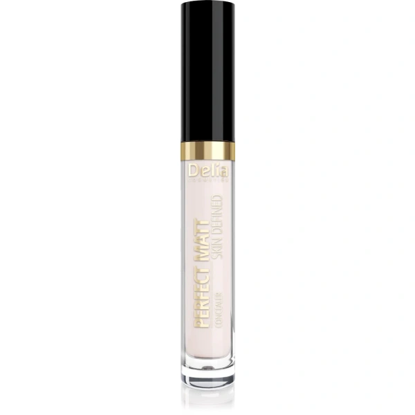 Delia Cosmetics Skin Defined Korektor matujący Perfect Matt nr 01 Porcelain 3g