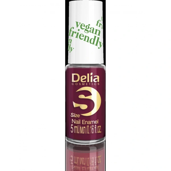 Delia Cosmetics Vegan Friendly Emalia do paznokci Size S nr 216 Cherry Bomb  5ml