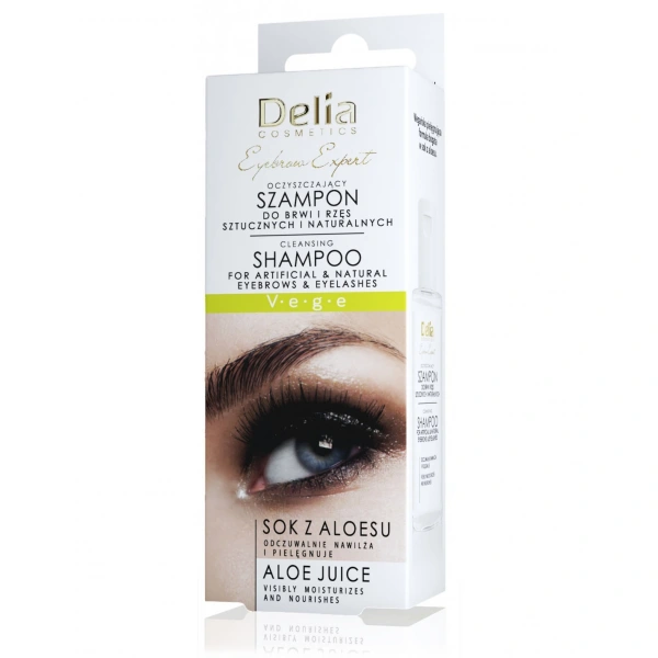 DELIA Eyebrow Expert Szampon do brwi i rzęs naturalnych i sztucznych 50 ml