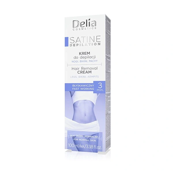 DELIA Satine Depilation Błyskawiczny krem do depilacji 3 minuty 100 ml