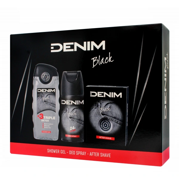 DENIM ZESTAW 3-elem BLACK