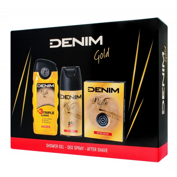 DENIM ZESTAW 3-elem GOLD