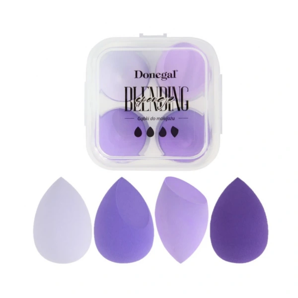DONEGAL Gąbki do makijażu Blending Sponge z etui (4345) 1 op. - 4 szt.