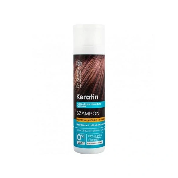 DR. SANTE Szampon z keratyną, argininą, kolagenem do włosów matowych i łamliwych 250 ml