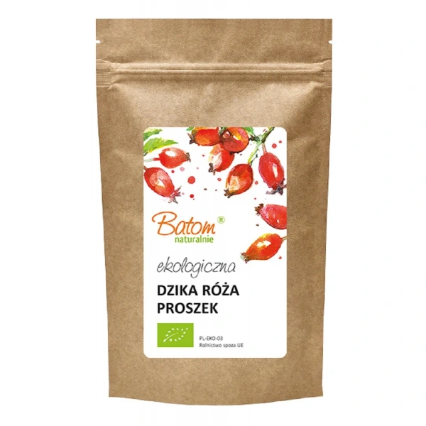 Dzika róża proszek bio 100 g - batom