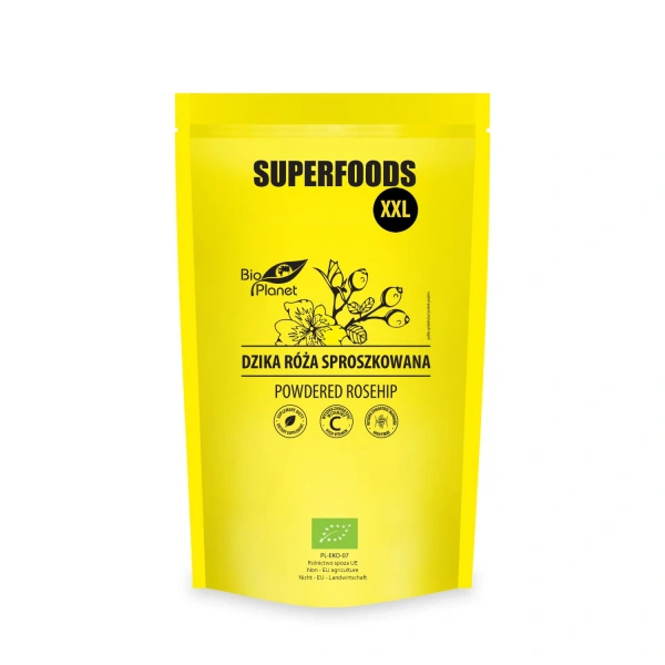 Dzika róża sproszkowana bio 500 g - bio planet