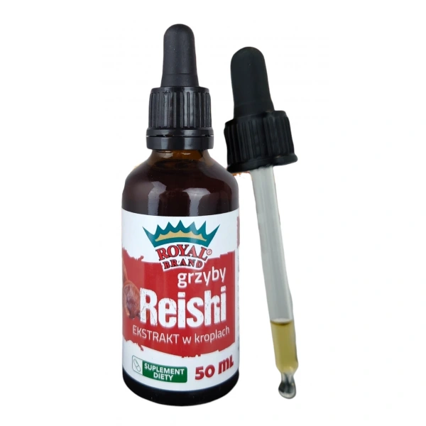 Ekstrakt z grzybów reishi 50 ml - royal brand