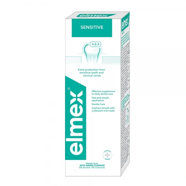 Elmex Płyn do płukania jamy ustnej Sensitive Plus  400ml