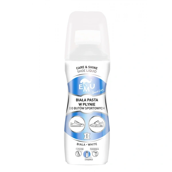 EMU Sport Line Biała Pasta w płynie do butów sportowych 75ml