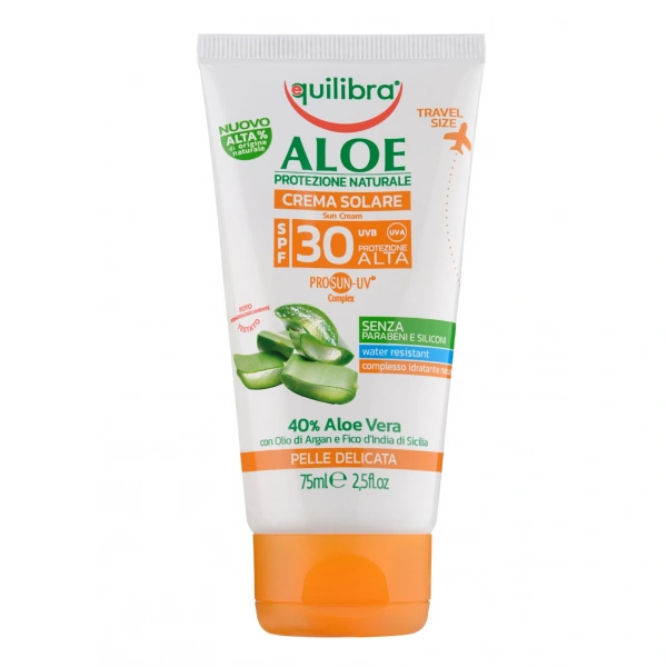 EQUILIBRA ALOE OPALANIE krem przeciwsłoneczny SPF30