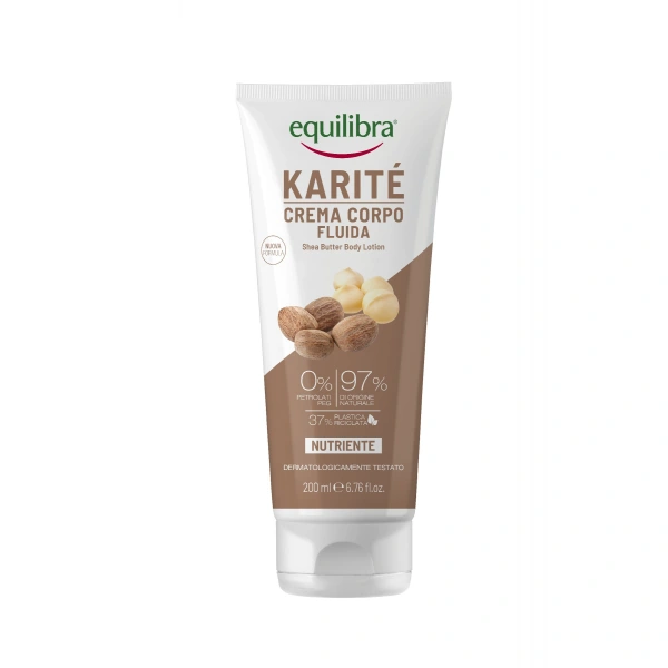 EQUILIBRA Karite Odżywczy balsam do ciała z masłem Shea 200 ml