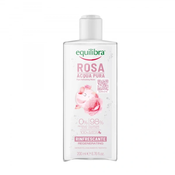 EQUILIBRA Rosa Odświeżająca Czysta Woda Różana 200ml