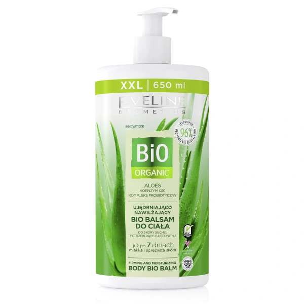 EVELINE Bio Organic Ujędrniająco nawilżający balsam do ciała - Aloes 650 ml