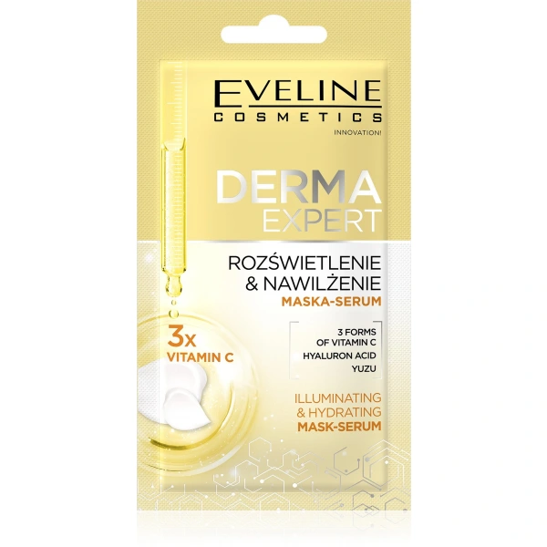 EVELINE Concentrated Formula Maseczka wyrównująca koloryt VITAMIN C 8 ml