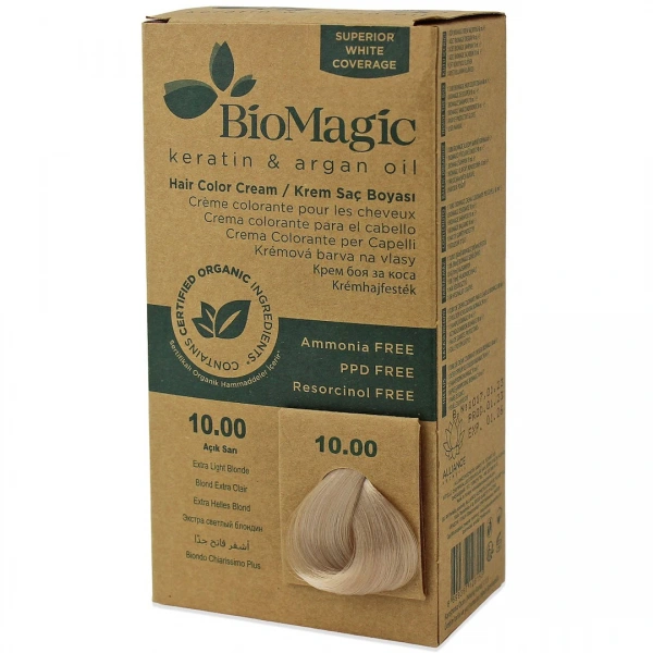 Farba do włosów extra jasny blond (10.00) 250 g - biomagic