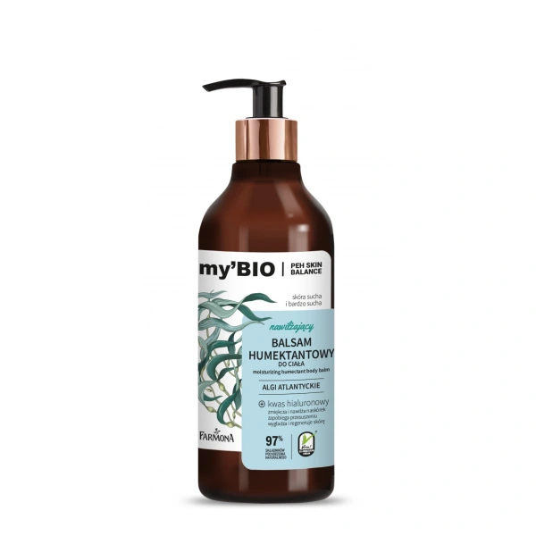 FARMONA my`Bio Nawilżający Balsam humektantowy do ciała Algi Atlantyckie 400 ml