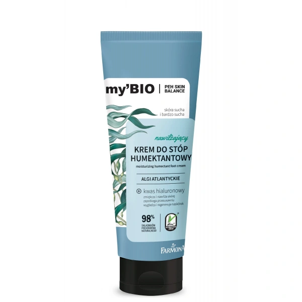 FARMONA my`Bio Nawilżający krem humektantowy do stóp Algi Atlantyckie 100 ml