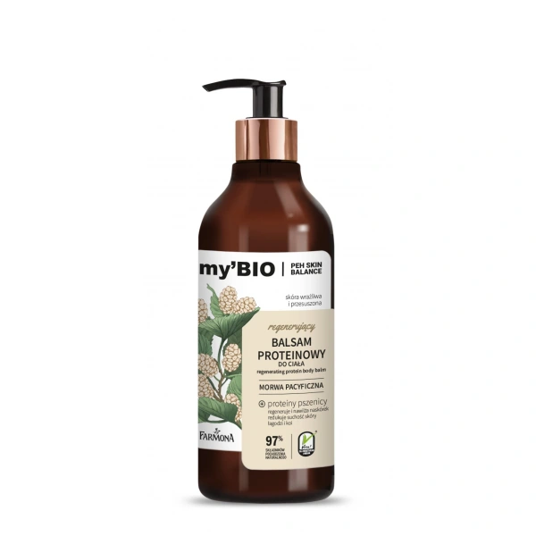 FARMONA my`Bio Regenerujący Balsam proteinowy do ciała Morwa Pacyficzna 400 ml