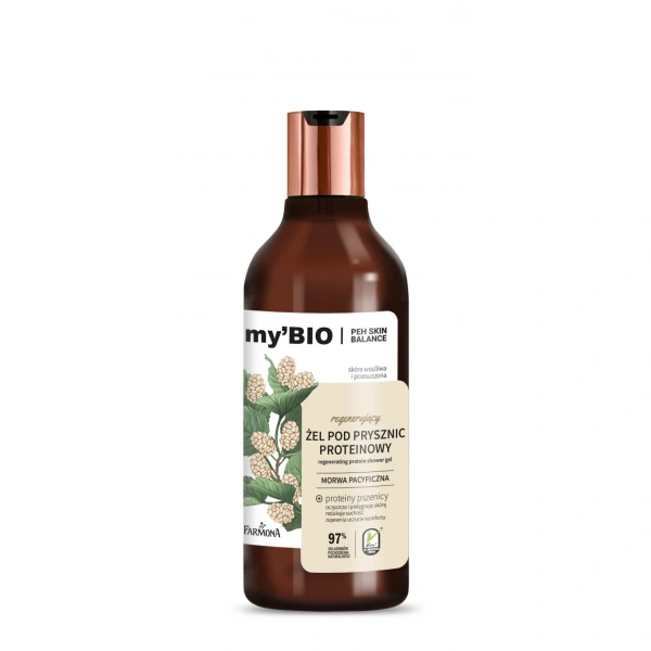 FARMONA my`Bio Regenerujący żel pod prysznic proteinowy Morwa Pacyficzna 500 ml