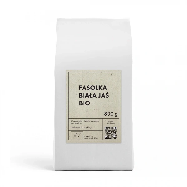 Fasolka biała jaś bio 800 g - the planet