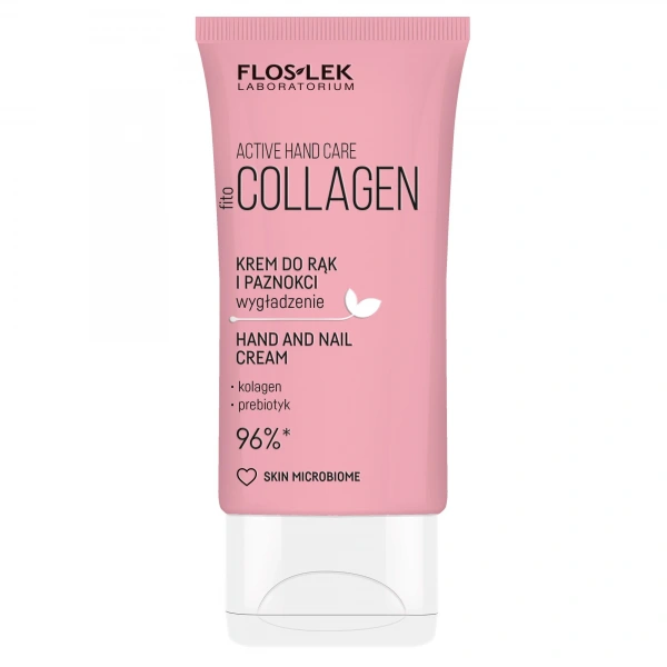 FLOS-LEK Active Hand Care Collagen Krem do rąk i paznokci - wygładzenie 50 ml